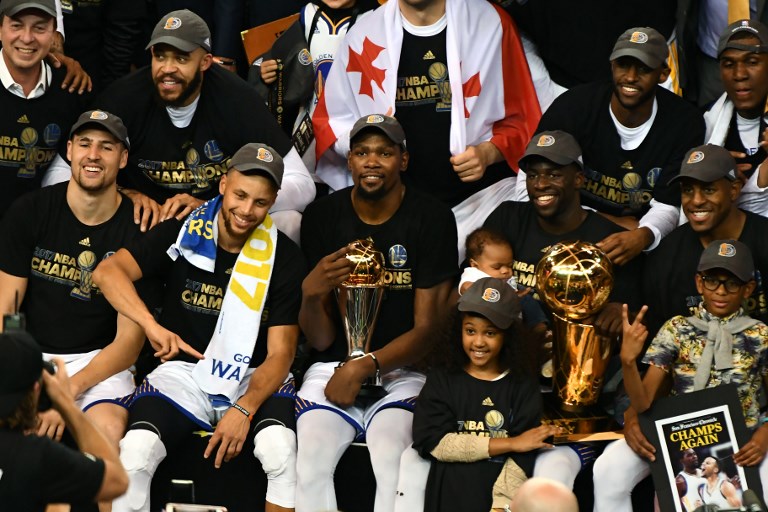 Durant powers Warriors over Cavaliers for title