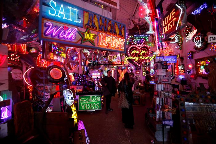 The London gallery shining a light on neon art