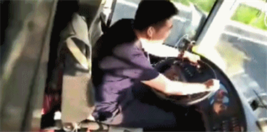 Reckless bus driver gets life ban for peeling apple at wheel