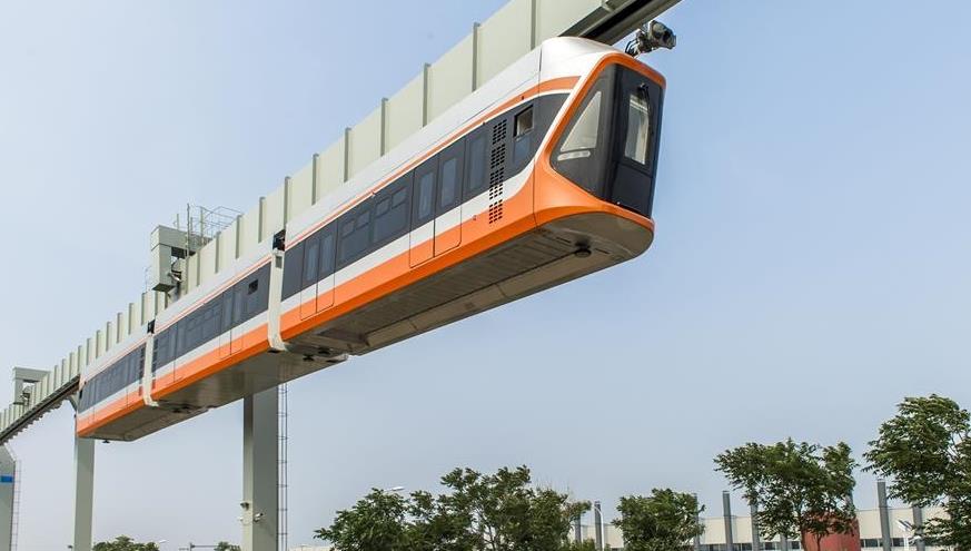 New China-designed suspended train enters test phase