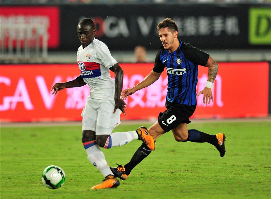 Inter beats Lyon in preseason Nanjing friendly