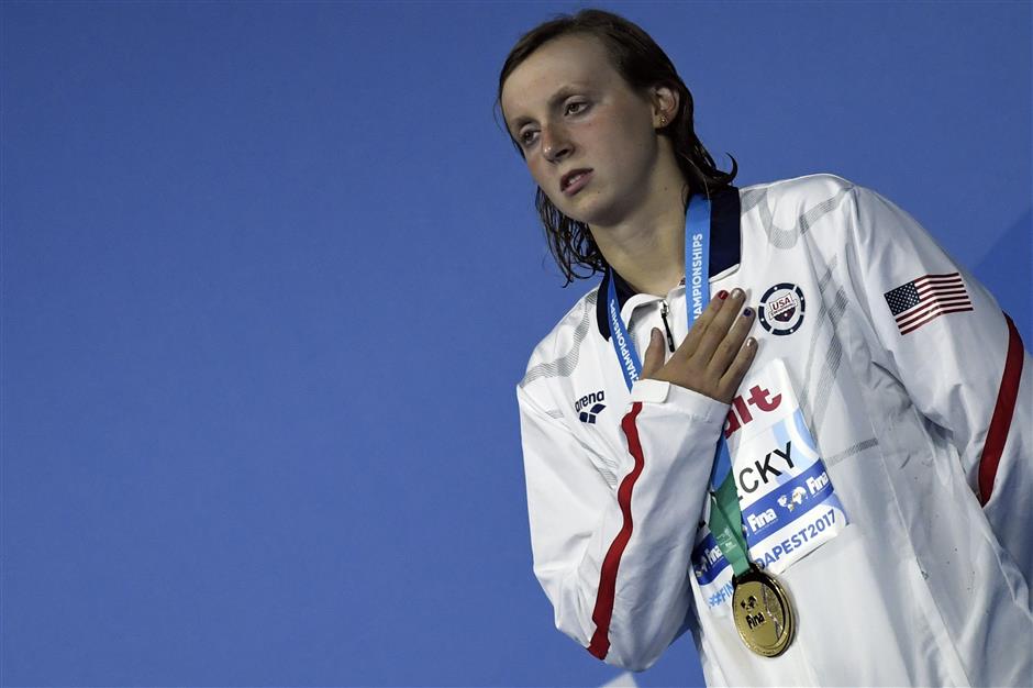 Supreme Ledecky better prepared for tough schedule at Budapest worlds