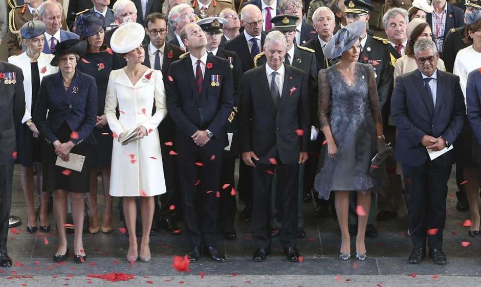 Royals, descendants mark centenary of futile WWI battle