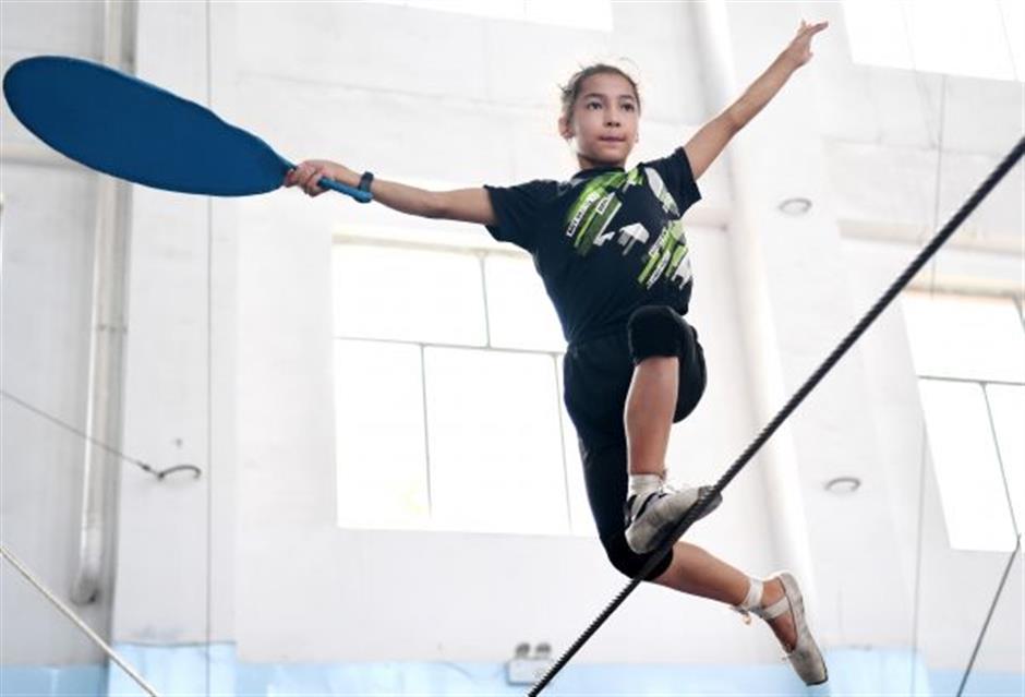 Meet Gulpiya Jelili: The Xinjiang princess of aerial tightrope walking