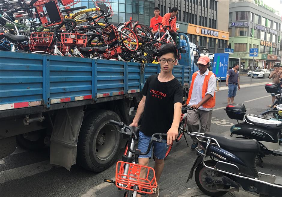 Bike sharing companies asked to move excess bikes in a timely manner