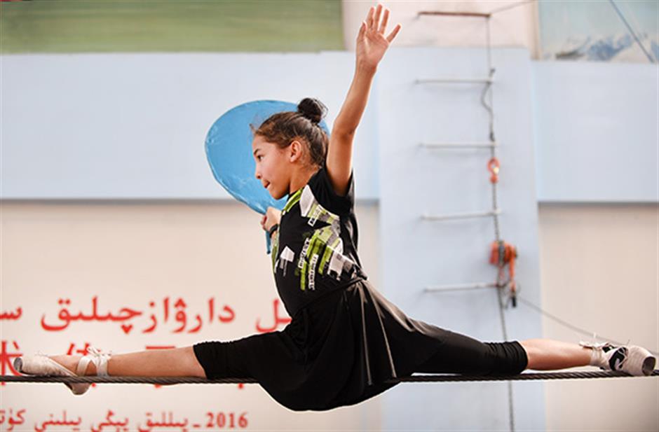 Meet Gulpiya Jelili: The Xinjiang princess of aerial tightrope walking