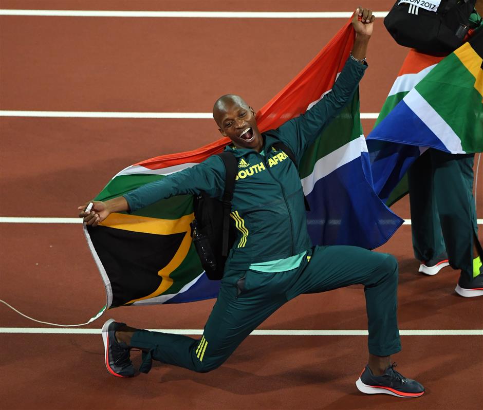 Manyonga claims long jump gold to crown remarkable comeback