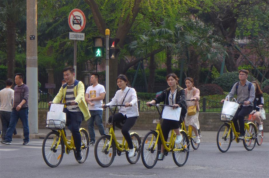 Shanghai aiming to be more bike-friendly