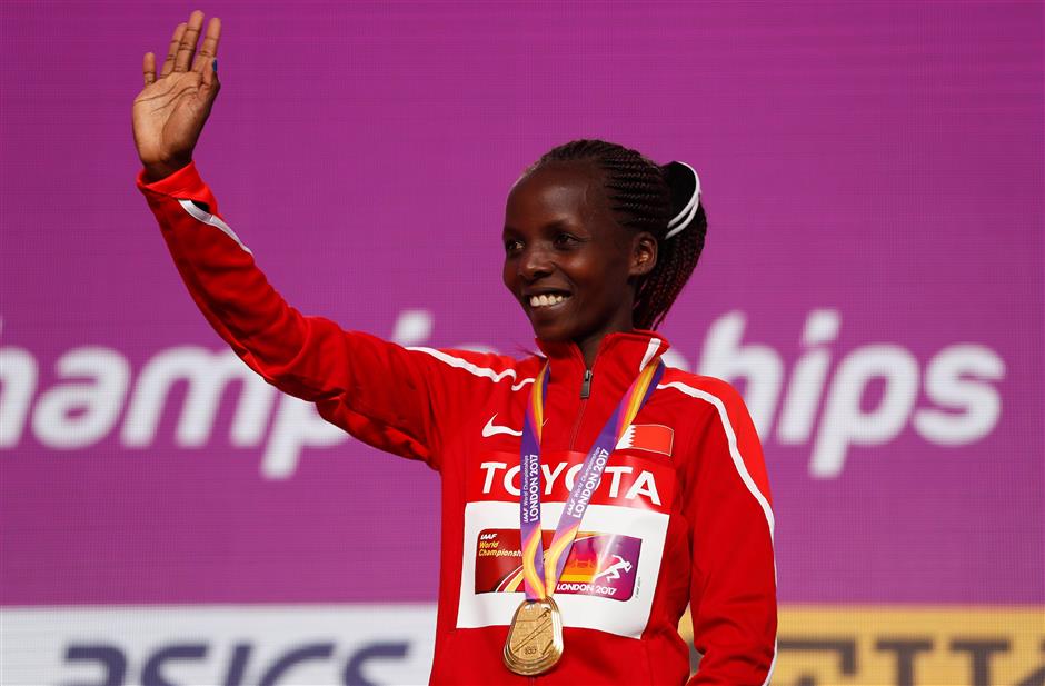 Kirui, Chelimo win marathon gold at worlds