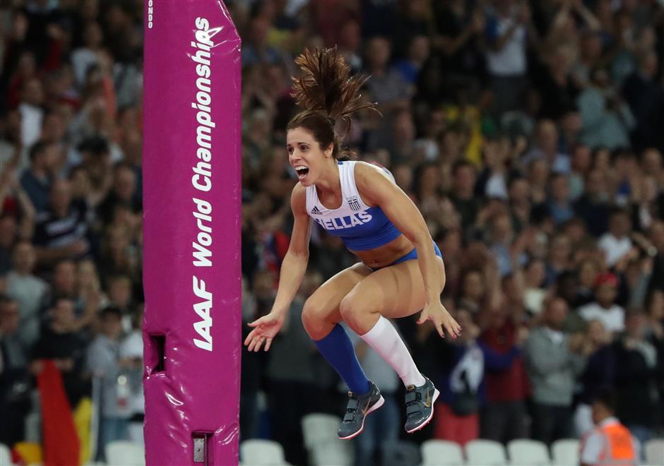 Greek queen Stefanidi completes collection of major pole vault titles