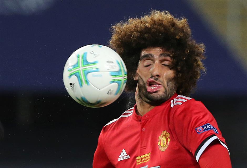 Not a pretty picture: Fellaini faces mockery after Super Cup