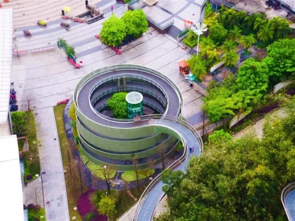 Eco sky walk to welcome walkers, and support nature, in Fuzhou