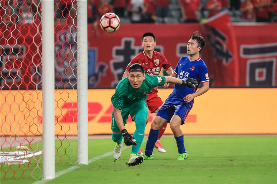 Last-gasp Wu to SIPG's rescue as Evergrande stays top of CSL