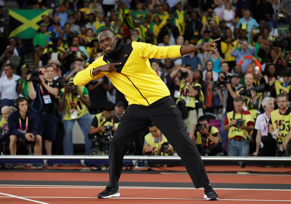 Bolt vows 'never again' after emotional London farewell