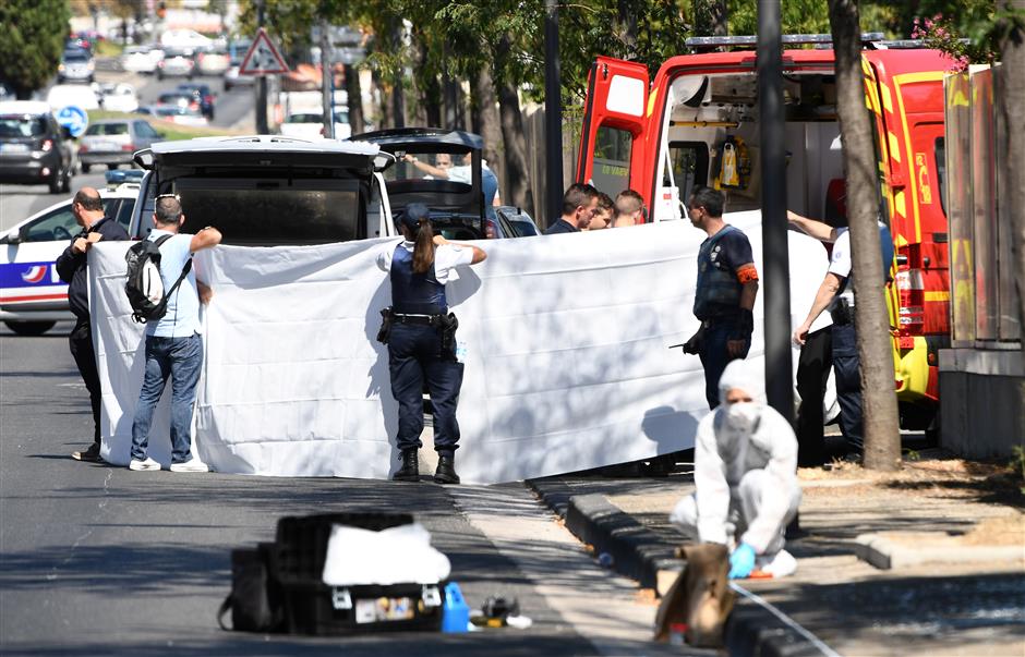 One dead after van hits people at Marseille bus stops