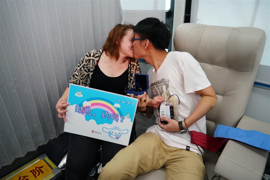 Campaign aims to encourage expats in Shanghai to donate blood
