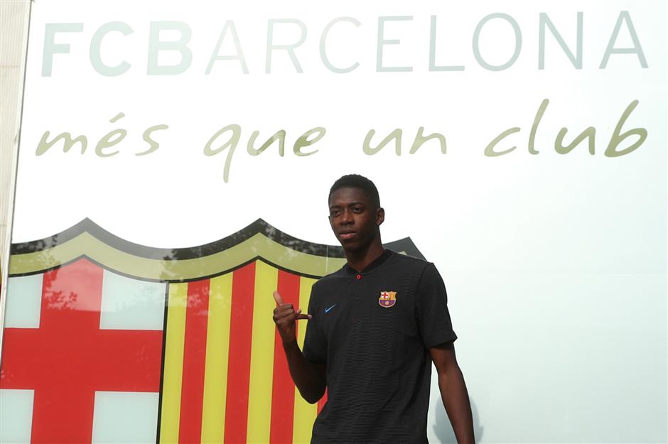 Dembele arrives with potential to step into Neymar's shoes