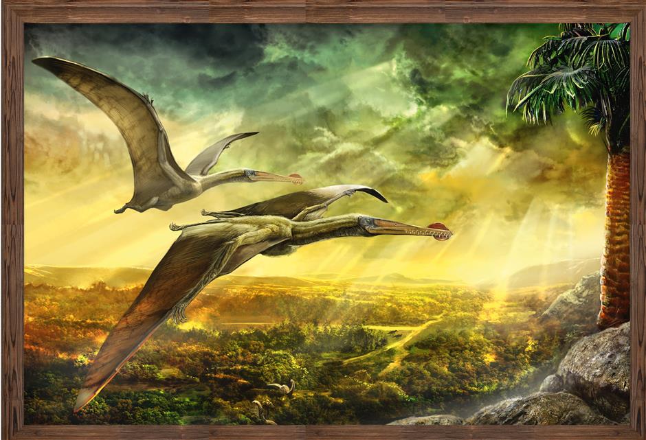 Making art out of passion for dinosaurs