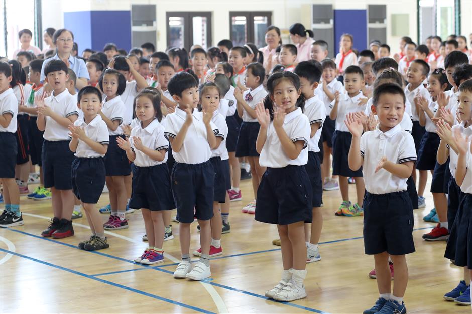 First day back to school and it's playtime!