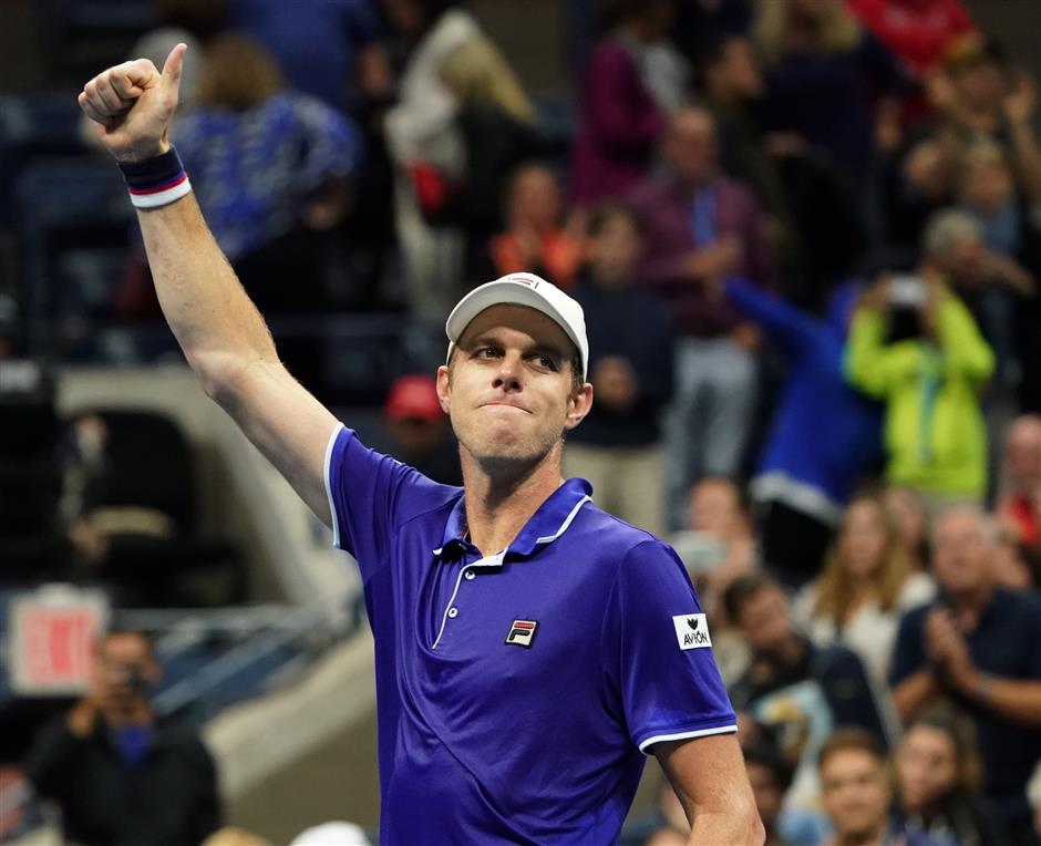 Querrey becomes 1st American male in US Open quarterfinals since 2011