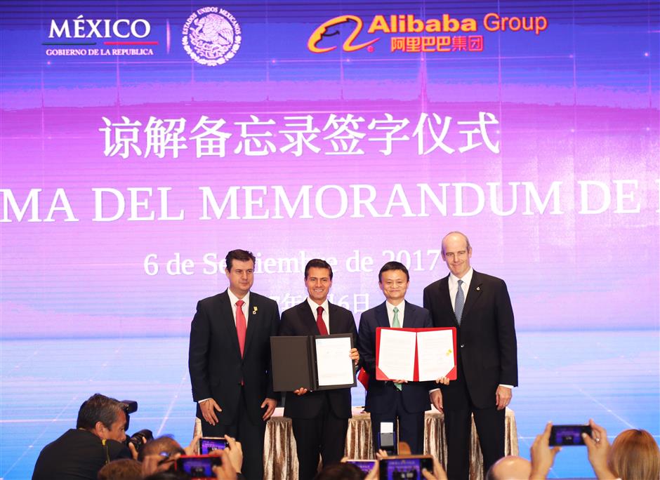 Alibaba signs MOU with Mexico to help SMEs enter the Chinese market