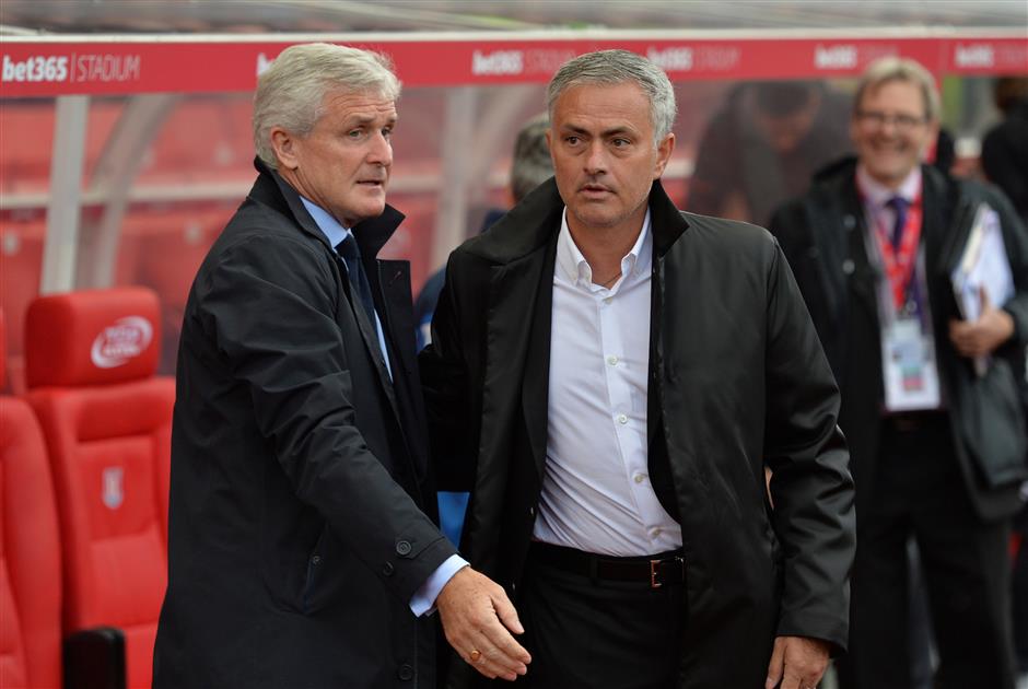 Mourinho-Hughes friction as United's perfect start ends