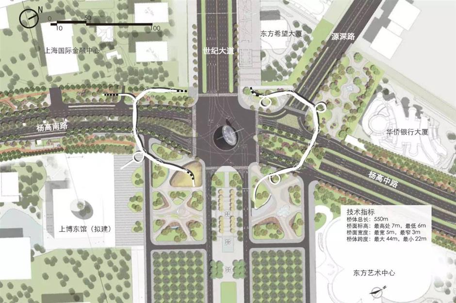 Main road to become expressway in Pudong