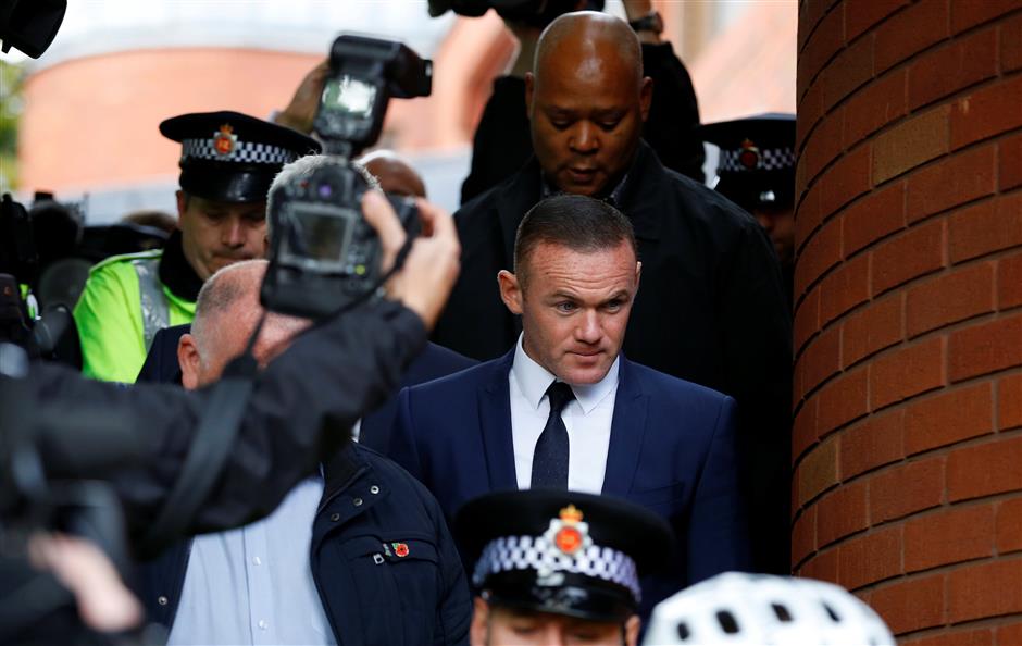 Rooney gets road ban after pleading guilty to drunk driving