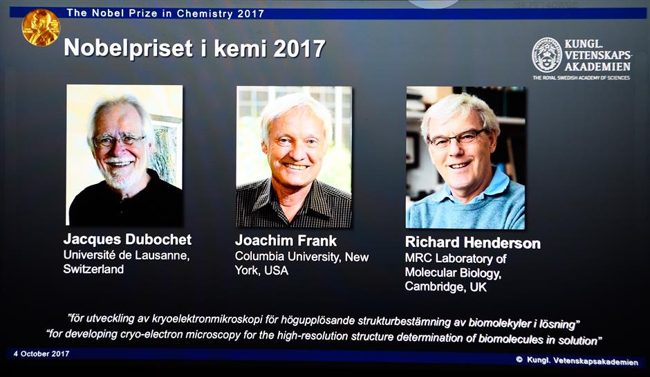 Trio takes chemistry Nobel for 'cool' method to study molecules