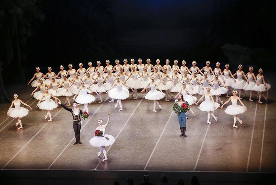 Shanghai Ballet performs Swan Lake in Antwerp, Belgium