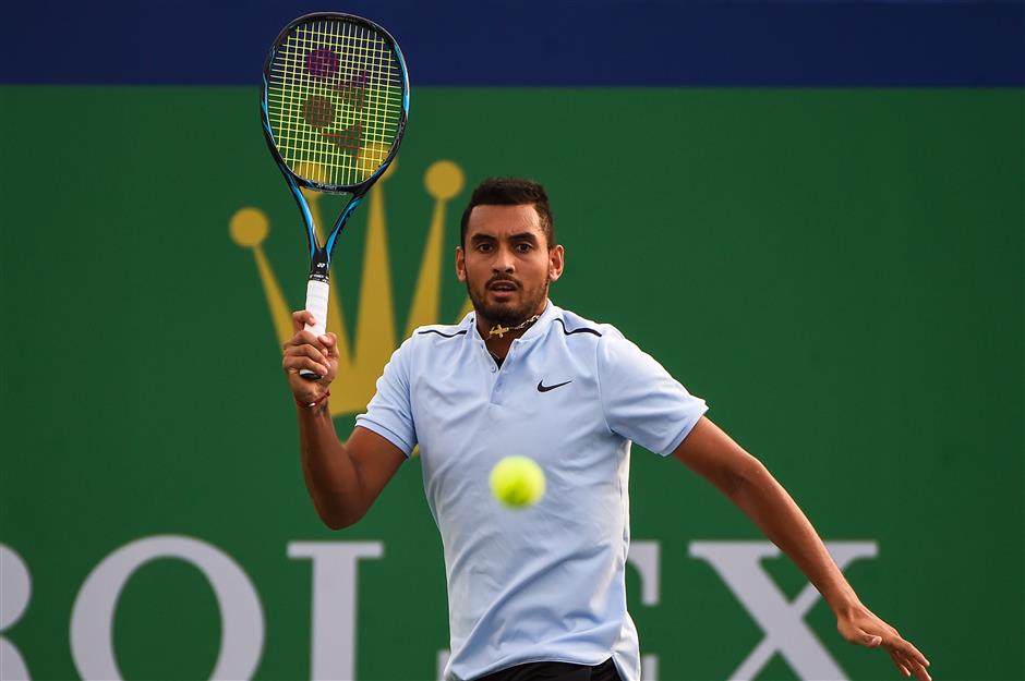 'Unwell' Kyrgios sorry for Shanghai walkoff