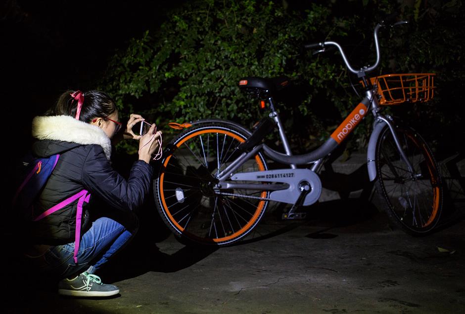 Bike hunters target arbitrarily parked shared bikes