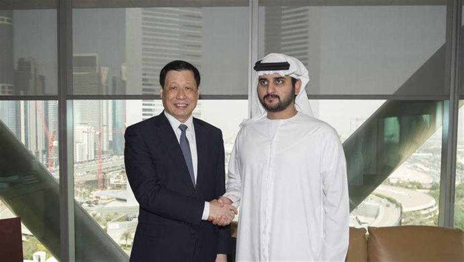 Mayor discusses twin-city cooperation in Dubai