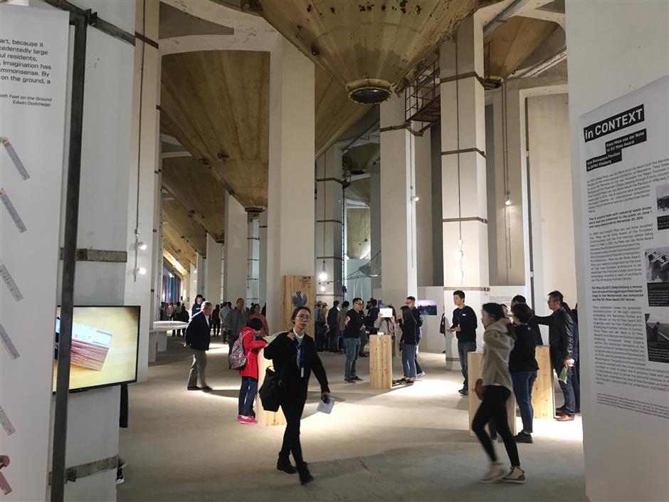 Asia's biggest silo opens to public in urban exhibition