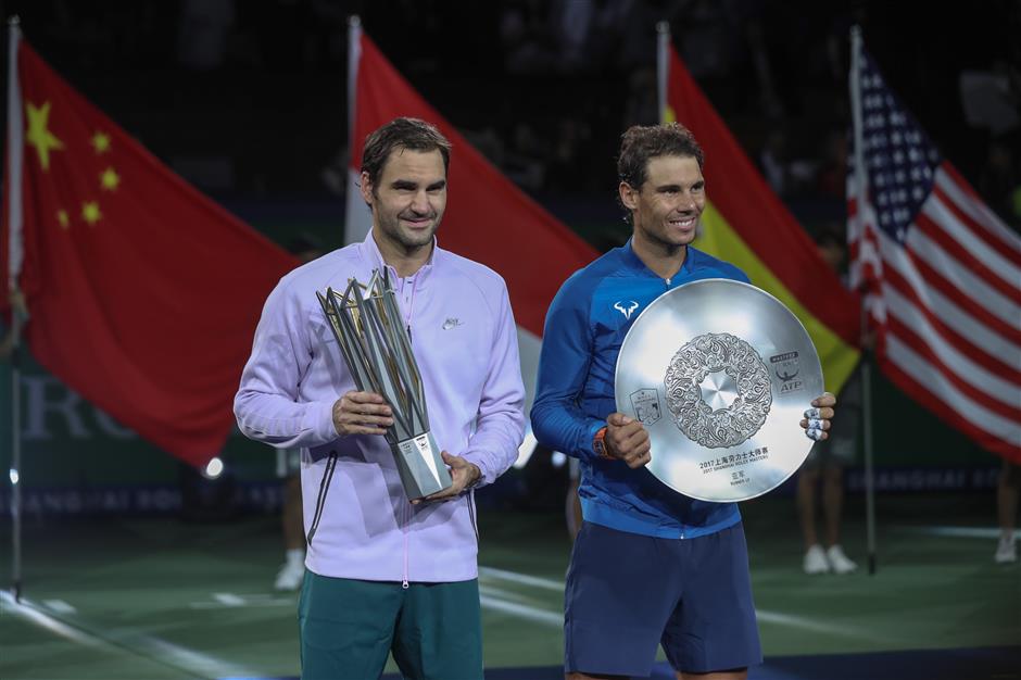 Federer beats Nadal to win Shanghai Masters