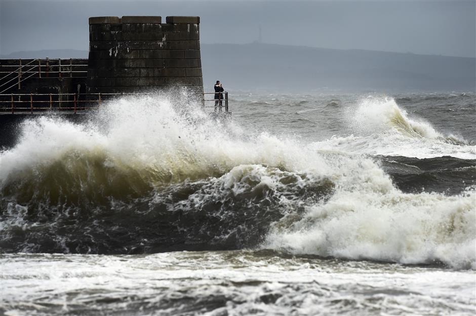 Ophelia batters UK after pummeling Ireland, leaves 3 dead