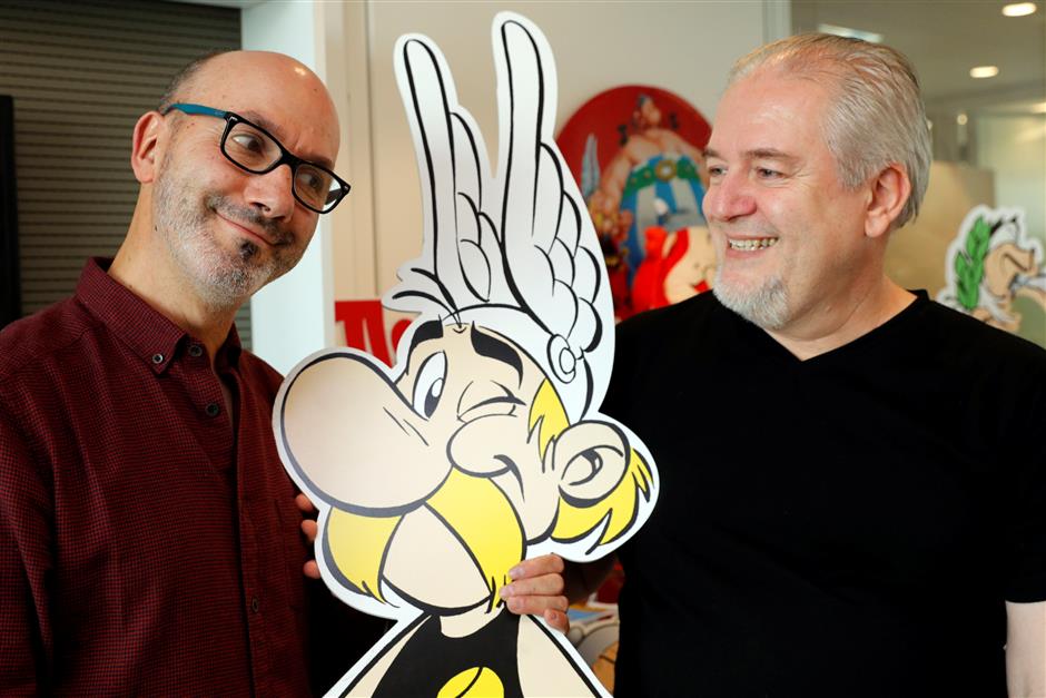 With the crazy 'Italics,' Asterix returns for 37th adventure