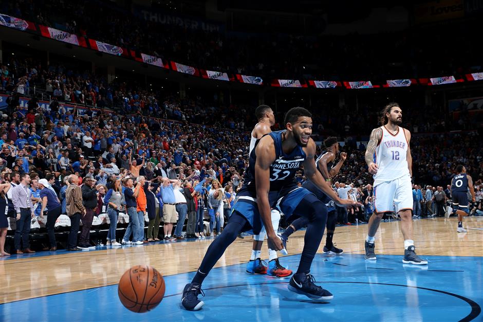 Wiggins, Timberwolves silence Thunder