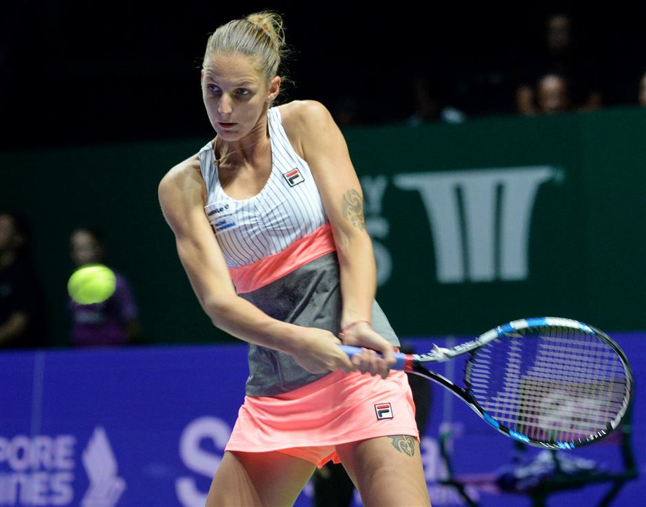 Unbeaten Pliskova happy to avoid last pool match jeopardy