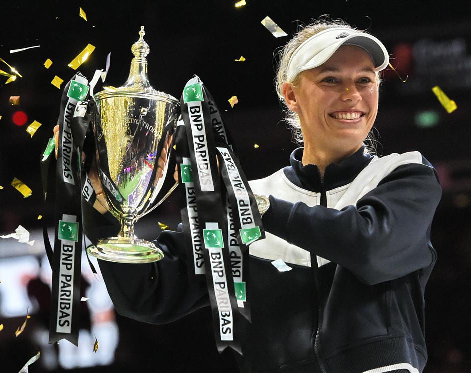 Halep top, Wozniacki up to third in WTA charts