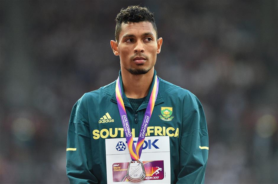 Van Niekerk out for months after injuring knee in rugby game