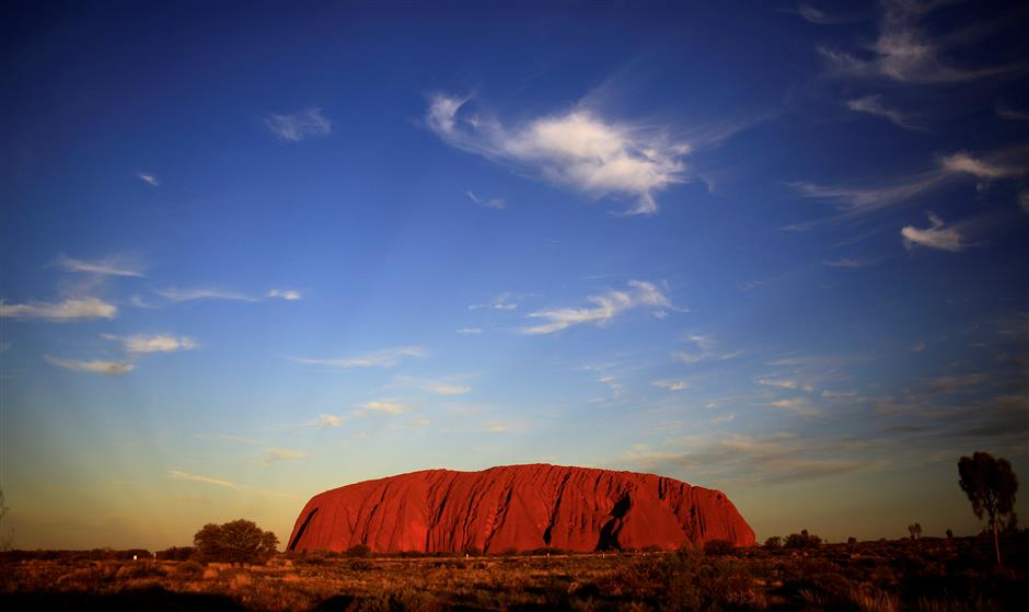 Australia's famed Uluru outback monolith to be closed to climbers