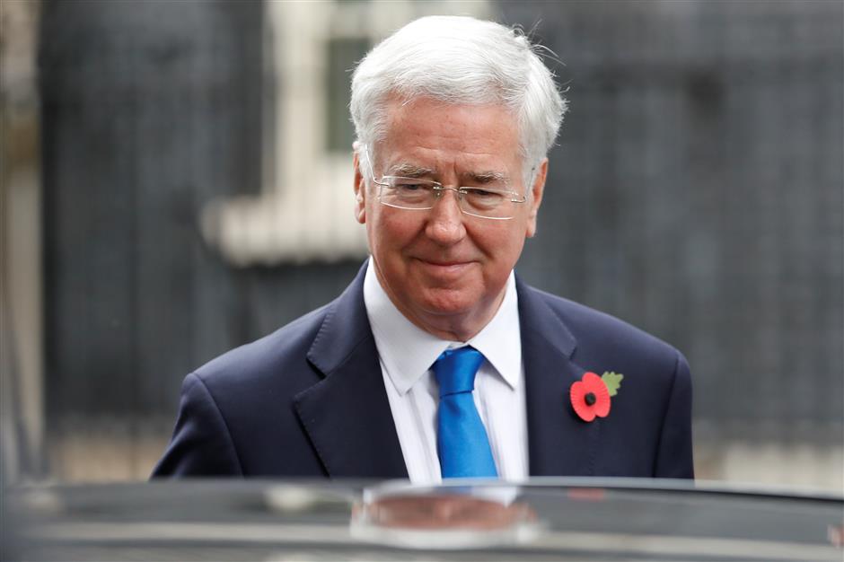 British defense chief Fallon resigns in 'sex pest' row engulfing Westminster