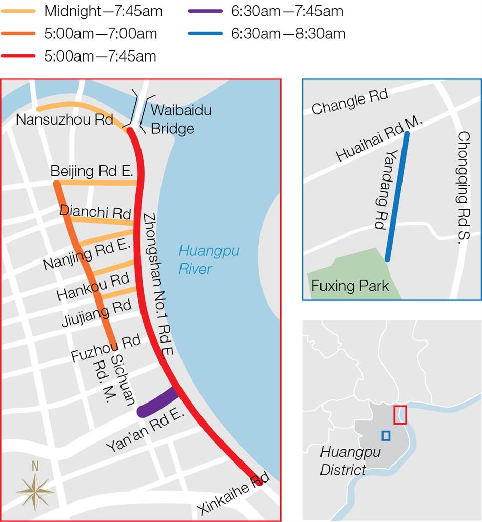 Downtown streets to close during Shanghai International Marathon