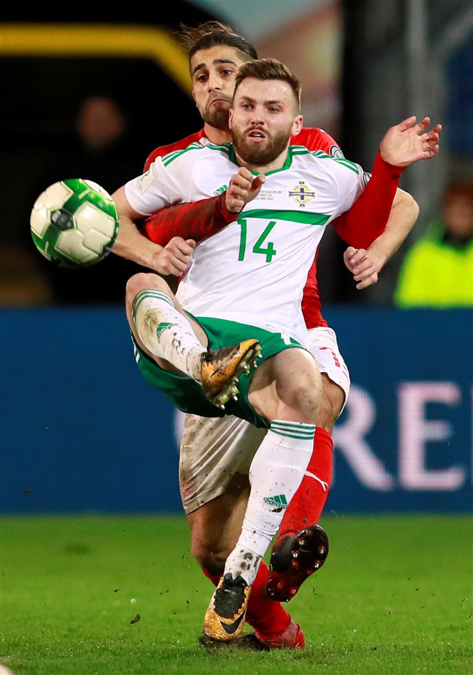 Swiss full back Rodriguez proves the scourge of Northern Ireland