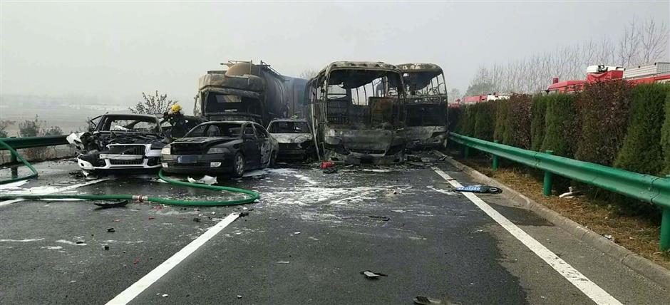 East China road accident death toll rises to 18