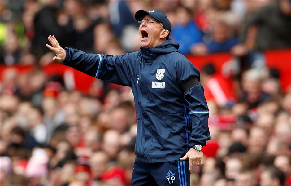 West Brom fires Pulis with team in EPL relegation danger