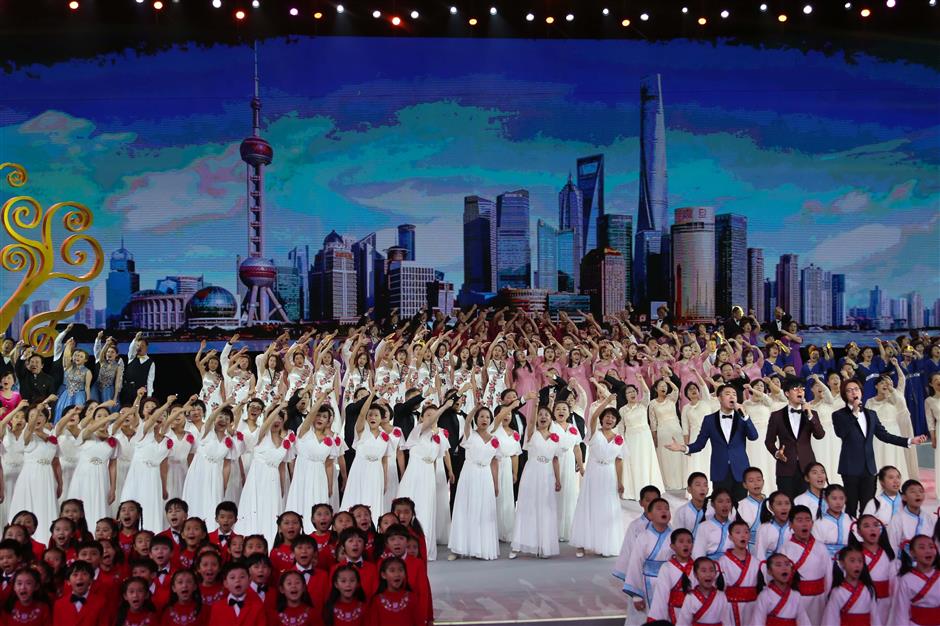 Thousands take part in choral performances