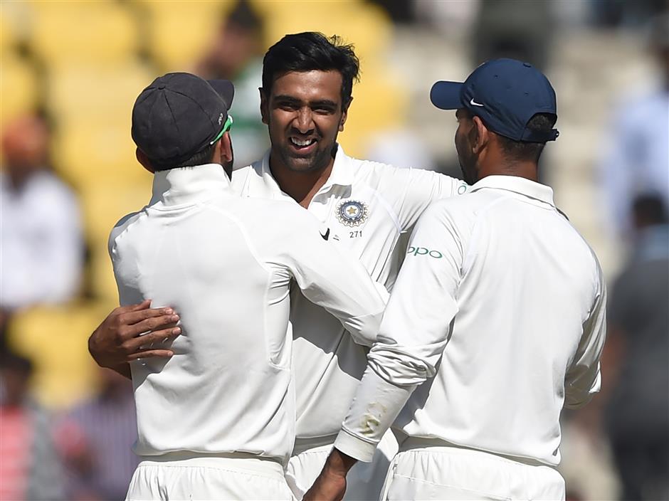 Milestone man Ashwin spins India to big win