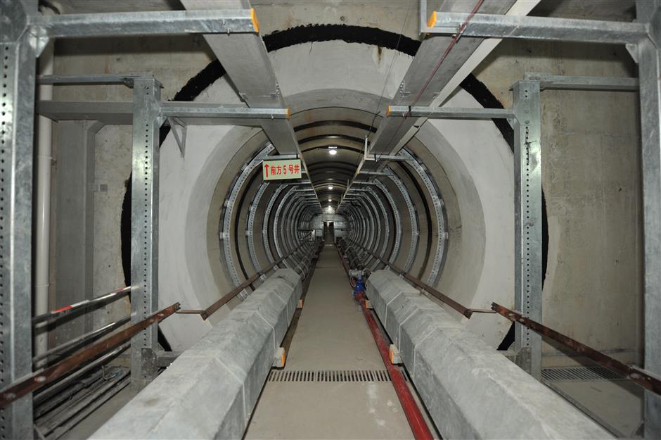 Tunnel completed to transmit electricity